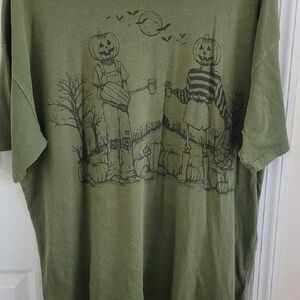 American Eagle Olive Green T-Shirt